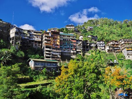The small village in Banaue, Philippinesの写真素材