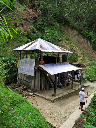 Banaue, Philippines - 08 Mar 2012. The small village in Banaue, Philippinesのeditorial素材