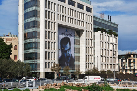 Beirut, Lebanon - 05 Jan 2018. The building in Beirut city, Lebanonのeditorial素材