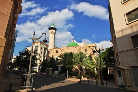 Beirut, Lebanon - 30 Dec 2017. The mosque in Beirut city, Lebanonのeditorial素材