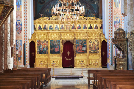 Beirut, Lebanon - 05 Jan 2018. The church in Beirut city, Lebanonのeditorial素材