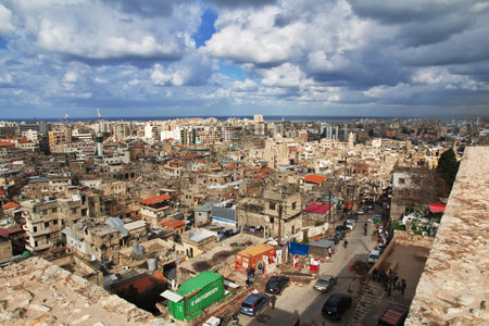 Tripoli, Lebanon - 02 Jan 2018. Tripoli city in Lebanon, Middle Eastのeditorial素材