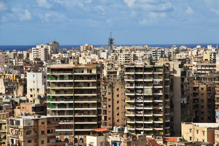 Tripoli, Lebanon - 02 Jan 2018. Tripoli city in Lebanon, Middle Eastのeditorial素材