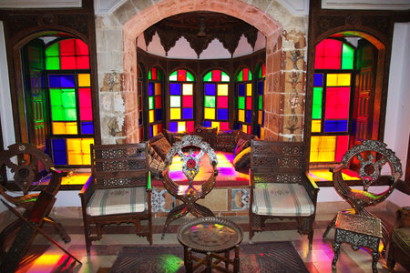 Beit ed-Dine, Lebanon - 06 Jan 2018. Beit ed-Dine palace in mountains of Lebanonのeditorial素材