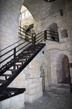 Limassol, Cyprus - 04 Jan 2016. The ancient fortress in Limassol, Cyprusのeditorial素材