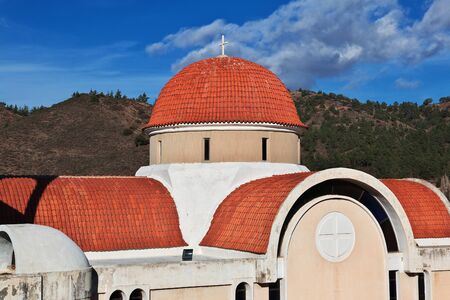 The church in Kakopetria village, Cyprus