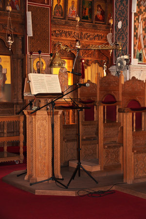 Paralimni, Cyprus - 08 Jan 2016. The ancient church in Paralimni, Cyprusのeditorial素材