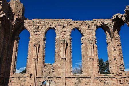 Riuns of church in Famagusta, Northern Cyprus