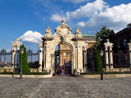 Budapest / Hungary - 12 Jun 2011: Royal Palace in Budapest, Hungaryのeditorial素材