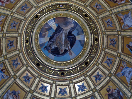 Budapest / Hungary - 12 Jun 2011: St. Stephen's Basilica in Budapest, Hungaryのeditorial素材