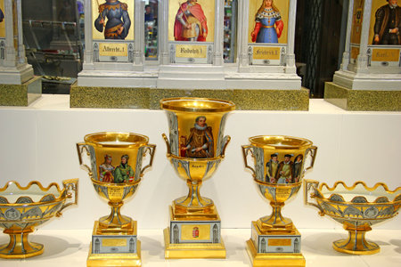 Vienna / Austria - 09 Jun 2011: Imperial palace Hofburg in Vienna, Austriaのeditorial素材