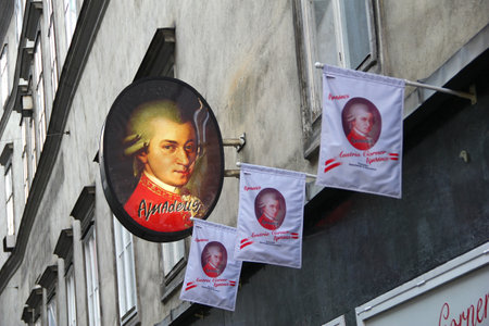 Vienna / Austria - 10 Jun 2011: The shop in Viennaのeditorial素材