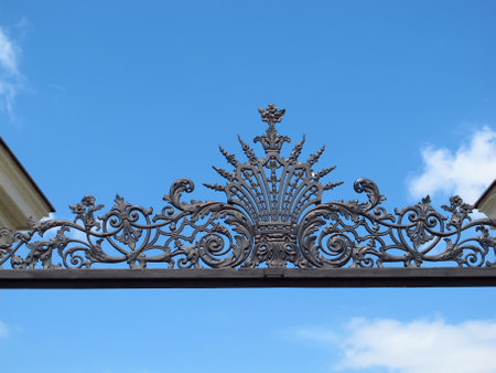 Vienna / Austria - 10 Jun 2011: The gate in Belvedere palace in Vienna, Austriaのeditorial素材