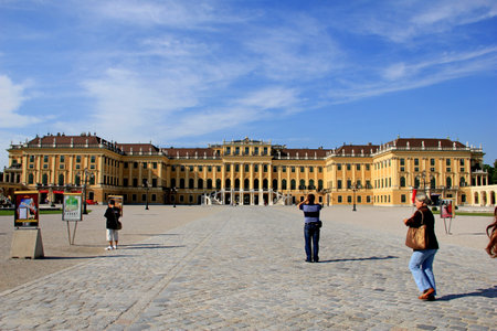 Vienna / Austria - 10 Jun 2011: Schonbrunn palace in Vienna, Austriaのeditorial素材