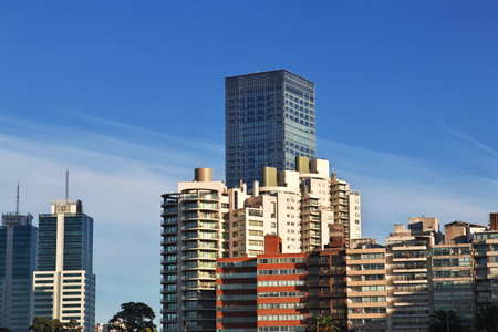 Montevideo / Uruguay - 01 May 2016: The building in Montevideo, Uruguayのeditorial素材