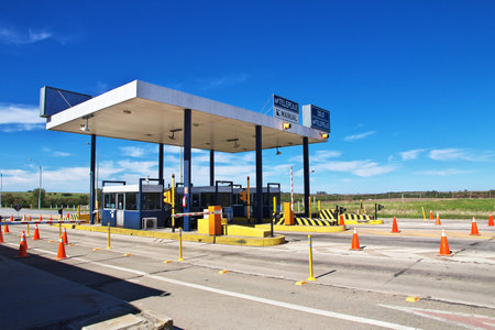 Colonia del Sacramento / Uruguay - 01 May 2016: Gas station