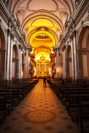 Buenos Aires / Argentina - 02 May 2016: The church in Buenos Aires, Argentinaのeditorial素材