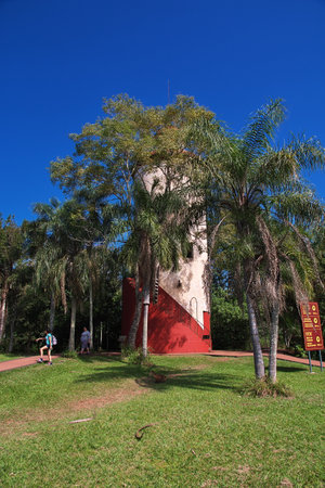 Iguazu / Argentina - 05 May 2016: Iguazu falls in Argentina and Brazilのeditorial素材