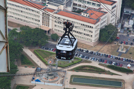 Rio de Janeiro / Brazil - 08 May 2016: Sugarloaf mountain in Rio de Janeiro, Brazilのeditorial素材