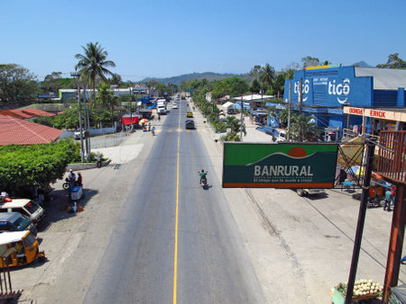 Copan / Honduras - 08 Mar 2011: The local market in Hondurasのeditorial素材