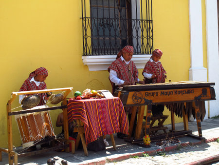 Antigua / Guatemala - 06 Mar 2011: The people in Antigua, Guatemalaのeditorial素材