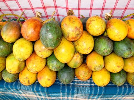 The local market in Antigua, Guatemala