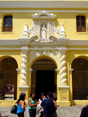 Antigua / Guatemala - 06 Mar 2011: The church in Antigua, Guatemalaのeditorial素材