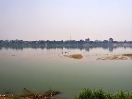 Mekong river near Vientiane, Laos