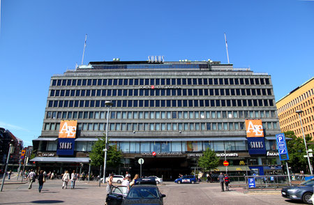 Helsinki / Finland - 22 Jun 2012: The building in Helsinki, Finlandのeditorial素材