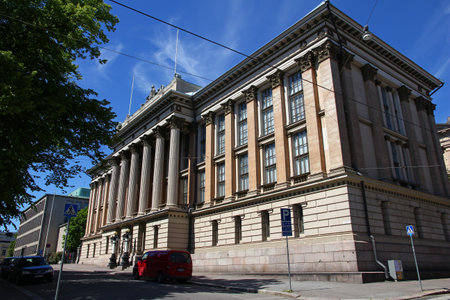 Helsinki / Finland - 22 Jun 2012: The building in Helsinki, Finlandのeditorial素材