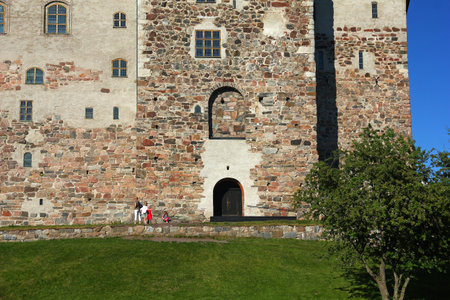 Turku / Finland - 22 Jun 2012: The castle in Turku, Finlandのeditorial素材