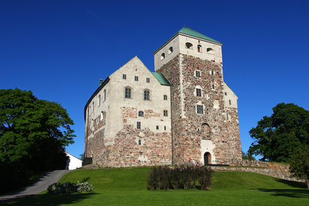Turku / Finland - 22 Jun 2012: The castle in Turku, Finlandのeditorial素材