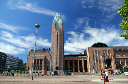 Helsinki / Finland - 22 Jun 2012: The Helsinki Station, Finlandのeditorial素材