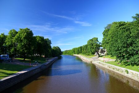 The park in Turku, Finland