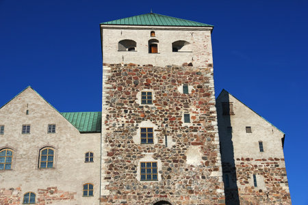 Turku / Finland - 22 Jun 2012: The castle in Turku, Finlandのeditorial素材