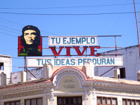 Cienfuegos / Cuba - 25 Feb 2011: The plate in Cienfuegos, Cubaのeditorial素材