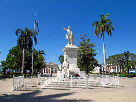 Cienfuegos / Cuba - 25 Feb 2011: The monument in Cienfuegos, Cubaのeditorial素材