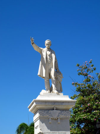 Cienfuegos / Cuba - 25 Feb 2011: The monument in Cienfuegos, Cubaのeditorial素材