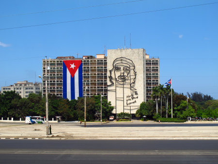 Havana / Cuba - 24 Feb 2011: The revolution square in Havana, Cubaのeditorial素材