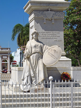 Cienfuegos / Cuba - 25 Feb 2011: The monument in Cienfuegos, Cuba