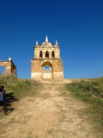 Trinidad / Cuba - 26 Feb 2011: Old ruins in Trinidad, Cubaのeditorial素材