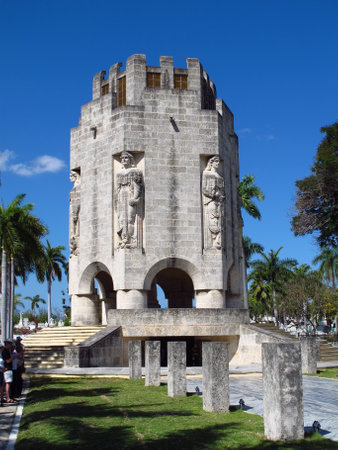 Santiago / Cuba - 27 Feb 2011: The cemetery in Santiago, Cubaのeditorial素材