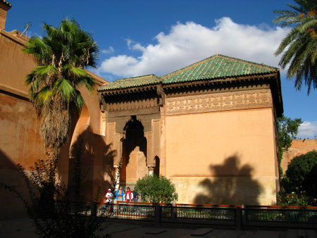 Marrakech / Morocco - 01 Nov 2010: The mosque in Marrakech, Moroccoのeditorial素材