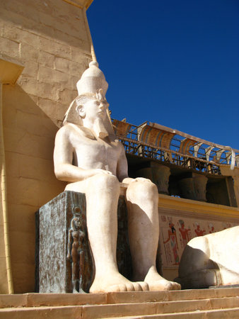 Ouarzazate / Morocco - 06 Nov 2010: Atlas Film Studio in Sahara desert, Ouarzazate, Moroccoのeditorial素材