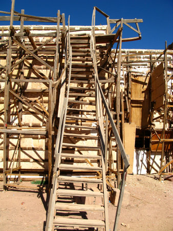 Ouarzazate / Morocco - 06 Nov 2010: Atlas Film Studio in Sahara desert, Ouarzazate, Moroccoのeditorial素材