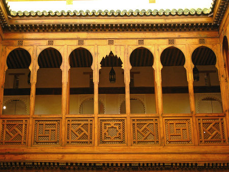 Fez / Morocco - 04 Nov 2010: The ancient medersa in Fez, Morocco