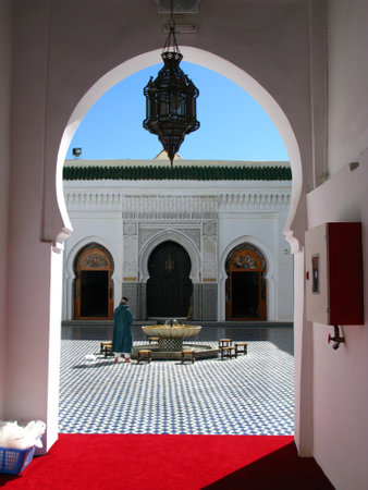 Meknes / Morocco - 03 Nov 2010: The mosque in Meknes, Moroccoのeditorial素材