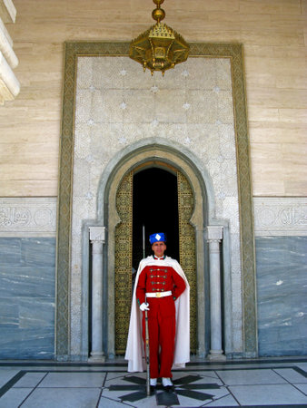 Rabat / Morocco - 05 Nov 2010: The mausoleum of Mohammed V, Rabat, Moroccoのeditorial素材