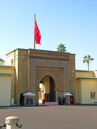 Rabat / Morocco - 05 Nov 2010: The royal palace, Rabat, Moroccoのeditorial素材
