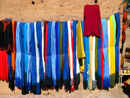 The local market in Ouarzazate, Moroccoの写真素材